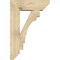 Ekena Millwork Merced Slat Rough Sawn Bracket w/ Offset Brace, Douglas Fir, 8"W x 24"D x 36"H BKT0806X24X36MRC06RDF - alternate 4